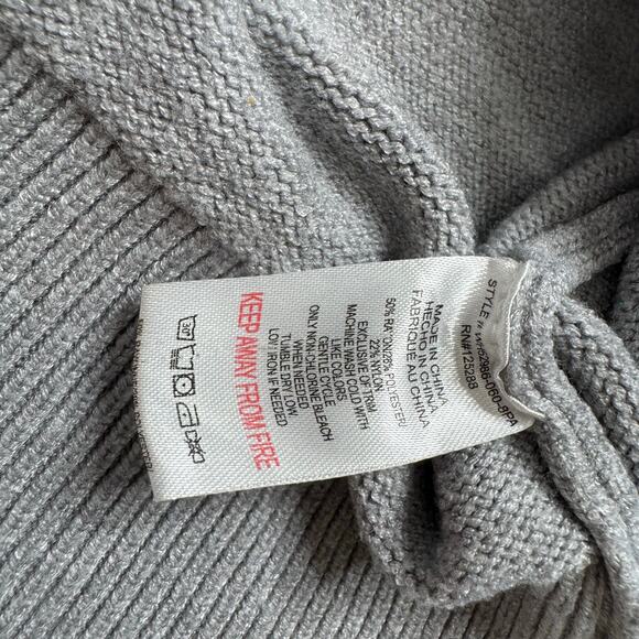 LIFE IS GOOD Yellow Daisy Dog Gray Hooded Sweater Size Small Womens Pullover - Picture 7 of 10